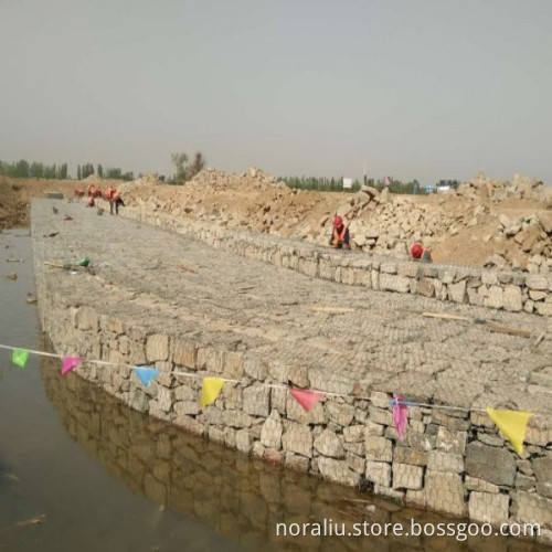 Gabion galvanized wire basket mesh